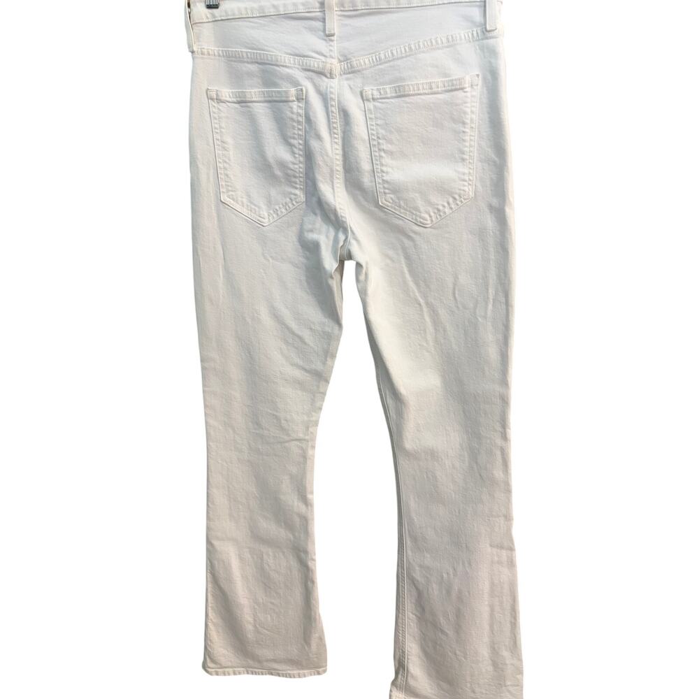 J. Crew White Skinny Flare Jeans Women's Size 28 Modern Flare Denim Pants - Picture 5 of 7